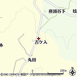 愛知県豊田市中垣内町吉ケ入周辺の地図