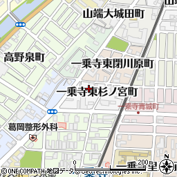 京都府京都市左京区一乗寺東杉ノ宮町2周辺の地図
