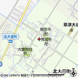 〒525-0016 滋賀県草津市北大萱町の地図