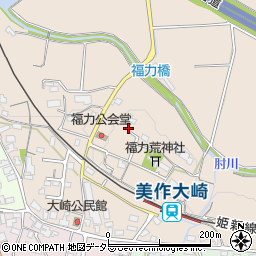 岡山県津山市福力117周辺の地図