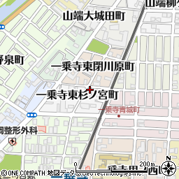 京都府京都市左京区一乗寺東杉ノ宮町21周辺の地図