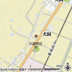 兵庫県丹波篠山市犬飼468周辺の地図