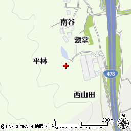 京都府亀岡市千代川町北ノ庄平林周辺の地図