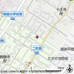 滋賀県守山市二町町121-1周辺の地図