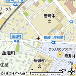 セブンイレブン大津唐崎２丁目店周辺の地図