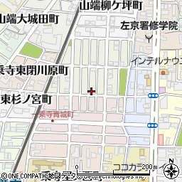 京都府京都市左京区一乗寺松田町141周辺の地図