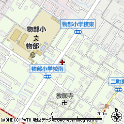 滋賀県守山市二町町224-1周辺の地図