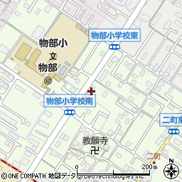 滋賀県守山市二町町224周辺の地図