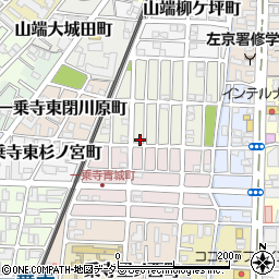 京都府京都市左京区一乗寺松田町128周辺の地図