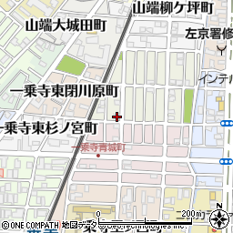 京都府京都市左京区一乗寺松田町116周辺の地図