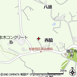 愛知県豊田市岩倉町西脇29周辺の地図