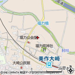 岡山県津山市福力117-2周辺の地図