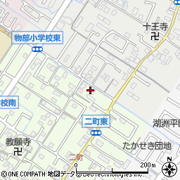 滋賀県守山市二町町121周辺の地図