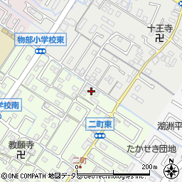 滋賀県守山市二町町121-3周辺の地図