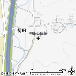 初田公民館周辺の地図