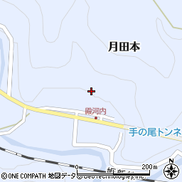 岡山県真庭市月田本610周辺の地図