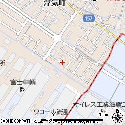 滋賀県守山市浮気町90-8周辺の地図