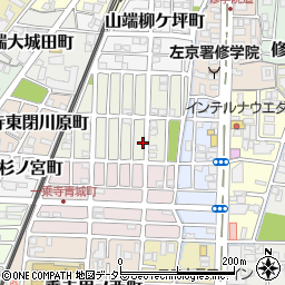 京都府京都市左京区一乗寺松田町162周辺の地図