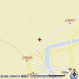 兵庫県宍粟市山崎町上牧谷807周辺の地図