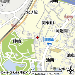 愛知県東海市名和町関東山14-4周辺の地図