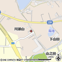 愛知県刈谷市井ケ谷町（川瀬山）周辺の地図