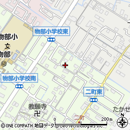 滋賀県守山市二町町127-6周辺の地図