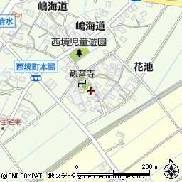 愛知県刈谷市西境町藤塚周辺の地図