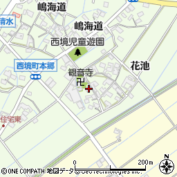 愛知県刈谷市西境町（藤塚）周辺の地図
