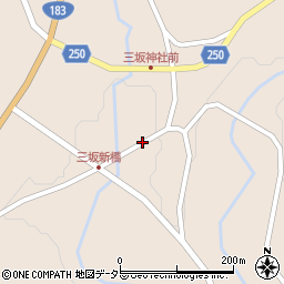 広島県庄原市西城町三坂871周辺の地図