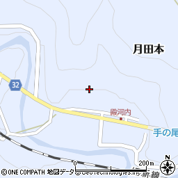 岡山県真庭市月田本656周辺の地図