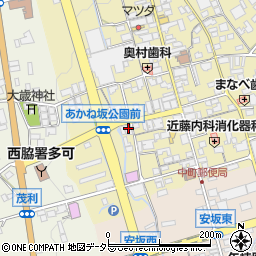 兵庫県多可郡多可町中区中村町33周辺の地図