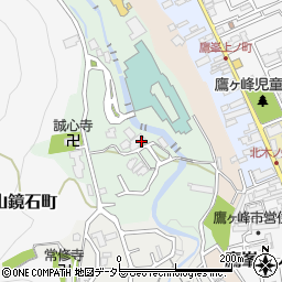 京都府京都市北区衣笠鏡石町周辺の地図