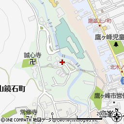京都府京都市北区衣笠鏡石町周辺の地図