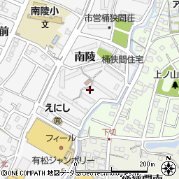愛知県名古屋市緑区南陵周辺の地図