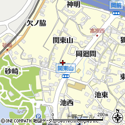 愛知県東海市名和町関東山29周辺の地図