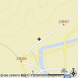 兵庫県宍粟市山崎町上牧谷822周辺の地図