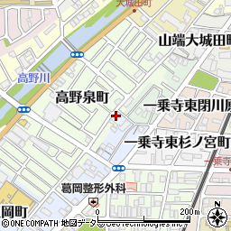 京都府京都市左京区高野泉町48周辺の地図