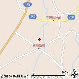 広島県庄原市西城町三坂872周辺の地図