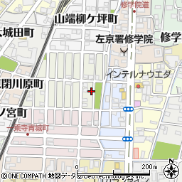 京都府京都市左京区一乗寺松田町169周辺の地図