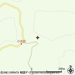 愛知県新城市作手守義上小夫田15周辺の地図