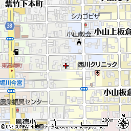 東京海上火災保険会社紫竹社宅周辺の地図