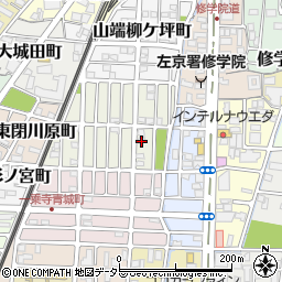 京都府京都市左京区一乗寺松田町166周辺の地図
