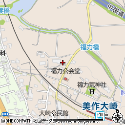 岡山県津山市福力189周辺の地図