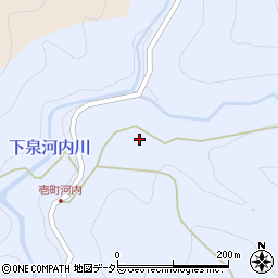 川根本町役場　壱町河内集会所周辺の地図
