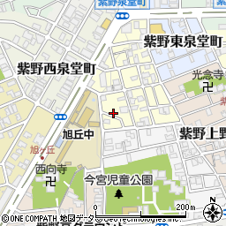 ＮＰＣ２４Ｈ紫野泉堂町パーキング周辺の地図