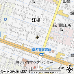日産プリンス三重桑名江場店周辺の地図