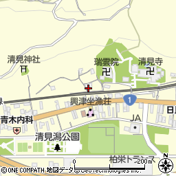静岡県静岡市清水区興津清見寺町166周辺の地図