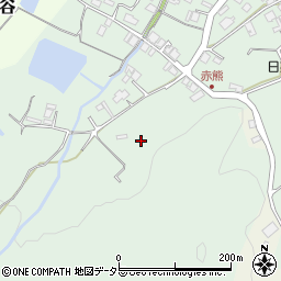 京都府亀岡市東本梅町赤熊前山周辺の地図