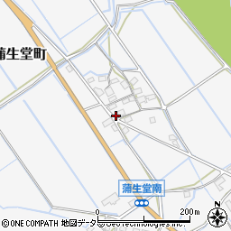 滋賀県東近江市蒲生堂町559周辺の地図
