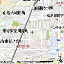 京都府京都市左京区一乗寺松田町124周辺の地図